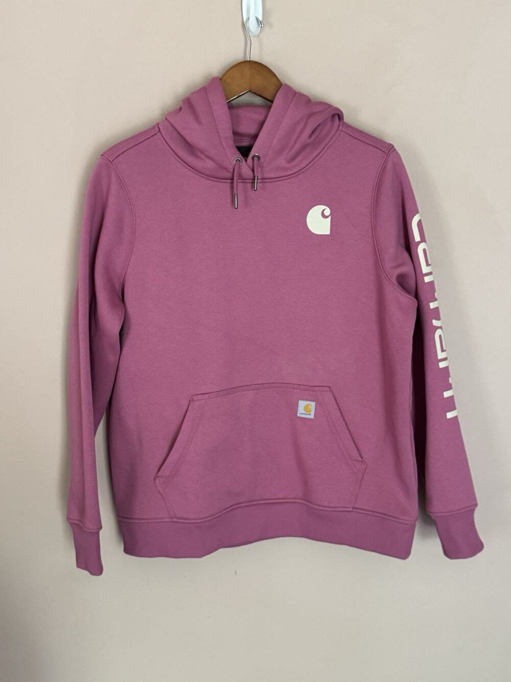 Carhartt Fleece Hoodie Sweatshirt Pink Women’s TS0288-W L 12/14